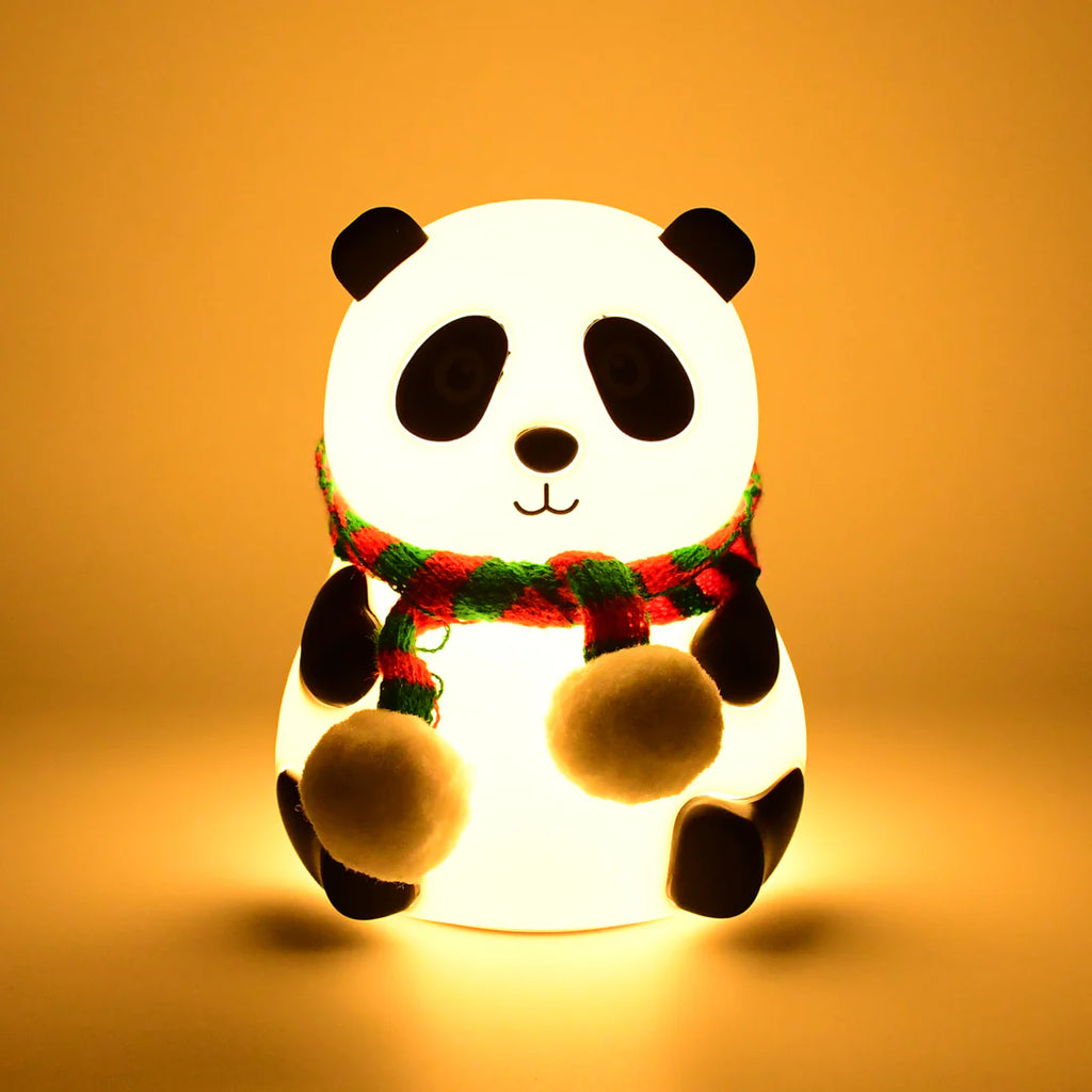 Panda Night Light – 7-Color LED Touch Sensor Lamp